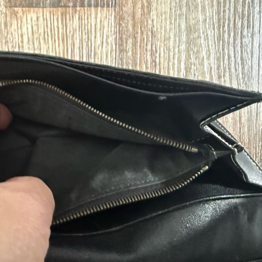 Fendi Zucca Canvas Continental Wallet - Black - Picture 4 of 9